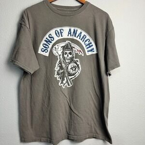 Sons of Anarchy Prospect Graphic T-Shirt Grim Reaper Crew Motorcycle TV Show‎ XL